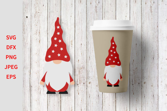 Cartoon Nordic Gnomie for Crafts and Local Branding