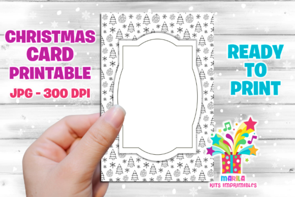 Christmas Card Printable 9 Review for Embroidery Projects