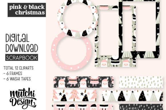 Christmas Frames Washi Clip Art Review
