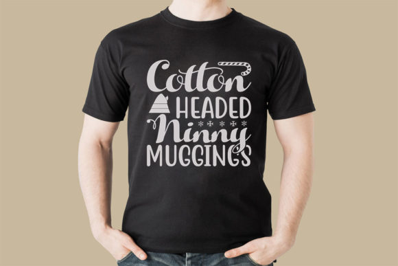 Christmas Svg Design Cotton Headed Ninn for T-Shirt Designs