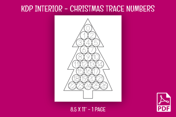 Christmas Trace Numbers for Kdp Interiors Branding