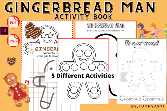 Gingerbread Man Activity Book Embroidery Review