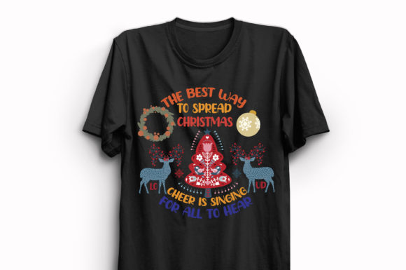 New Christmas T-Shirt Design 129 Print Templates