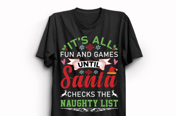 New Christmas T-Shirt Design 147 Print Templates
