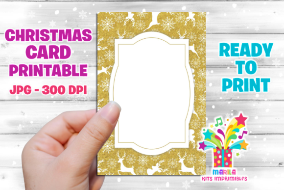 Nordic Christmas Card Printable 2 – A Versatile Print Template for Branding